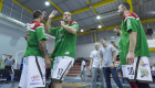 Mecz I ligi PZKosz pomiędzy AZS Romus Mickiewicz Katowice a Legią Warszawa. W hali na Bemowie Legia wygrała 107:70, dn. 23.12.2015.