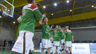 Mecz I ligi PZKosz pomiędzy AZS Romus Mickiewicz Katowice a Legią Warszawa. W hali na Bemowie Legia wygrała 107:70, dn. 23.12.2015.